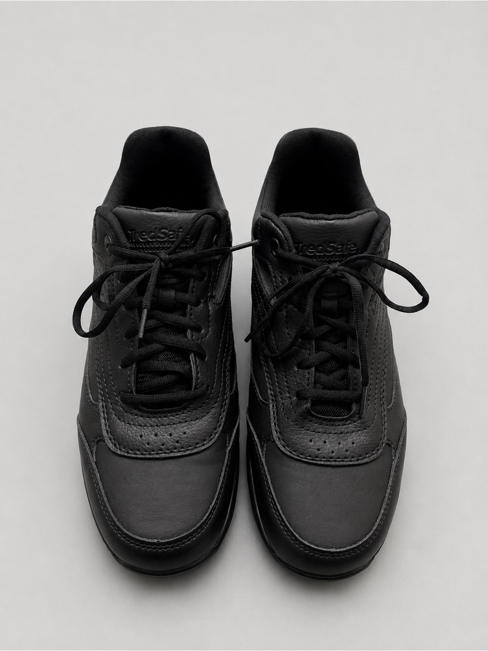 TredSafe Men's All-Black Lace-Up Sneakers